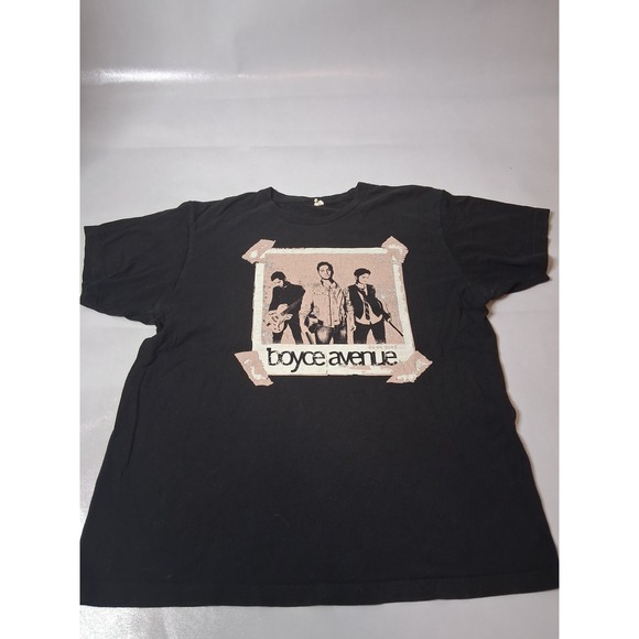 Boyce Avenue Other - Boyce Avenue Band T-Shirt Black Graphic Tee 2012 Tour Concert Large